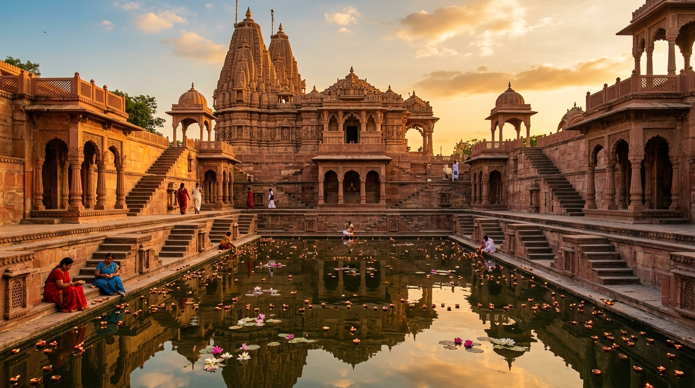 पवित्र अमृत पुष्करिणी एवं जल तीर्थ